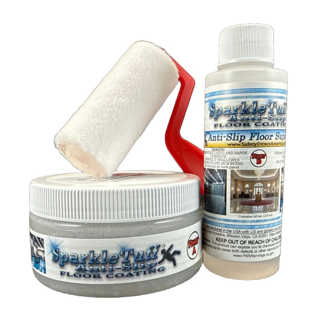SparkleTuff Anti-Slip Floor Coating 8 oz kit