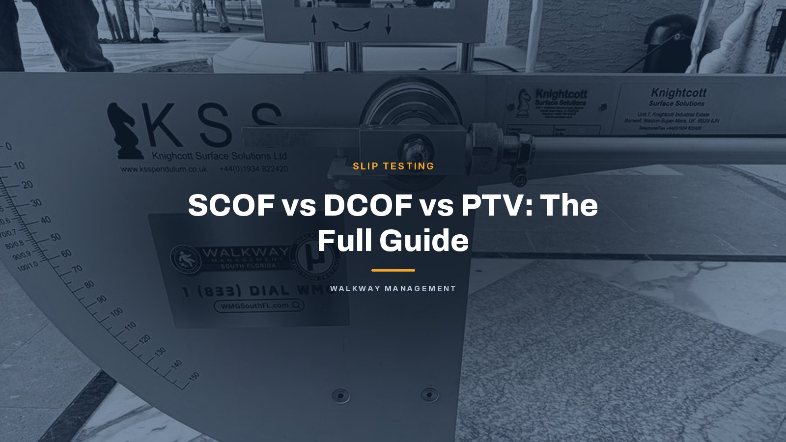 SCOF vs DCOF vs PTV: The Full Guide - Walkway Management article