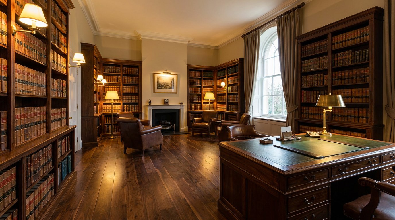 A law library.