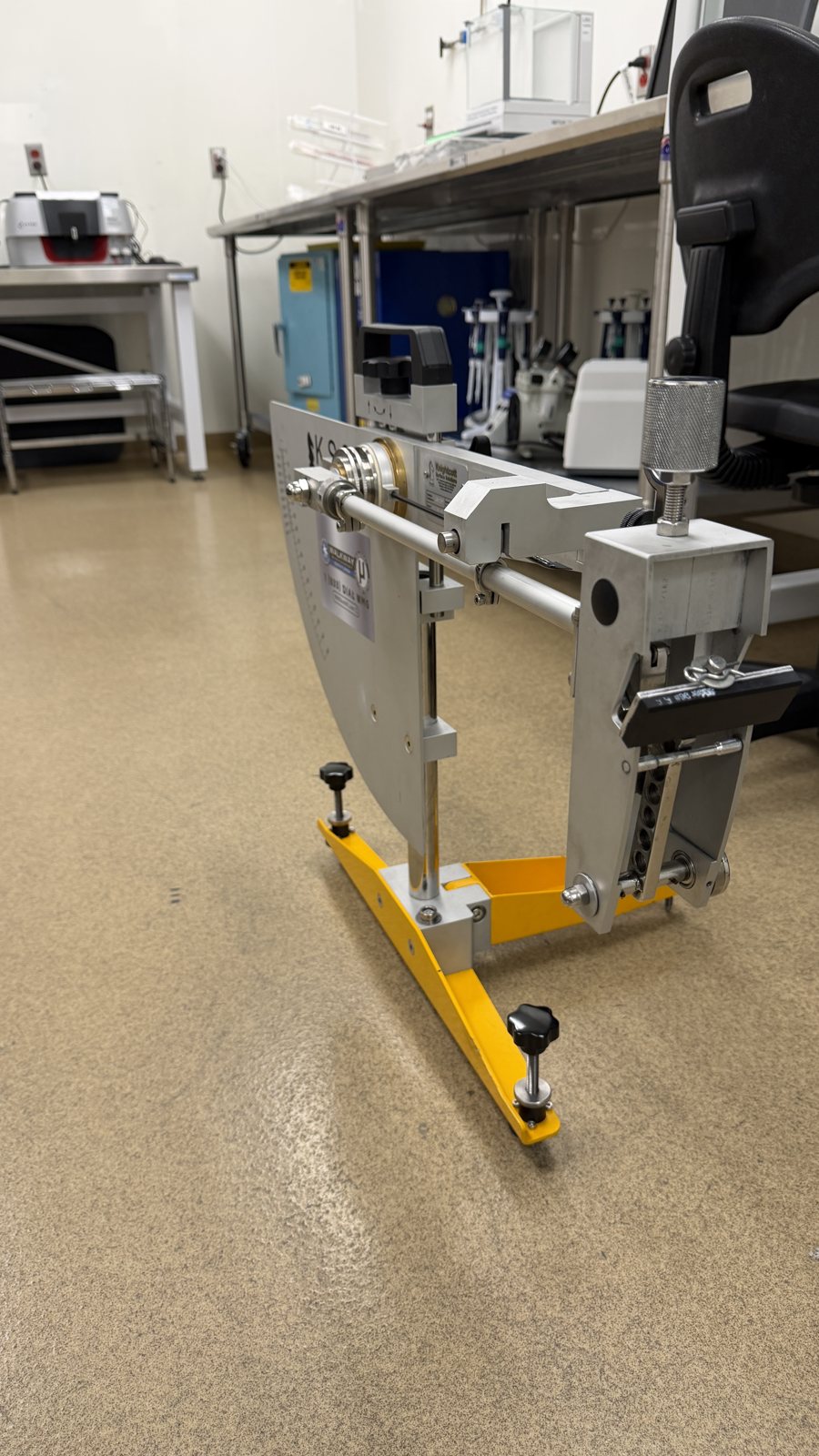 Pendulum testing in our lab.