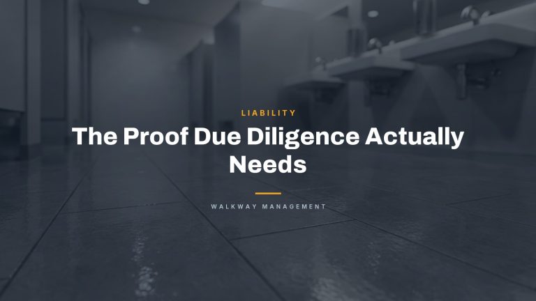 The Proof Due Diligence Actually Needs — Walkway Management South Florida